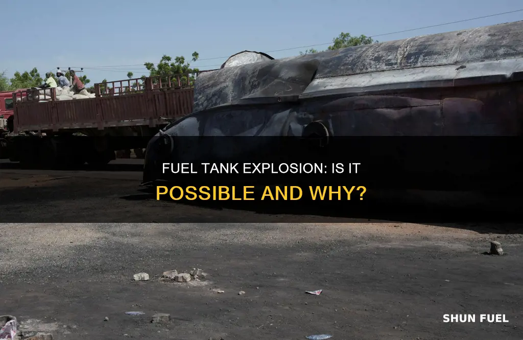 can a car fuel tank explode