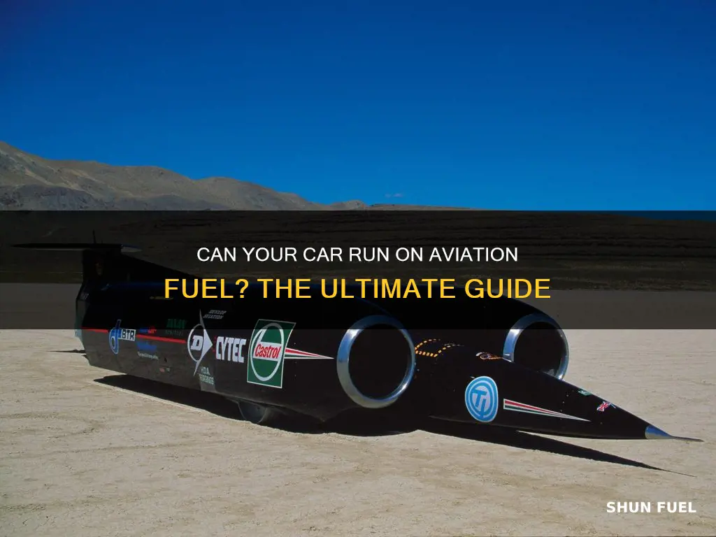 can a car run on aviation fuel