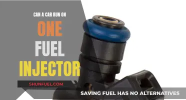 One Fuel Injector: Can a Car Run on Half the System?