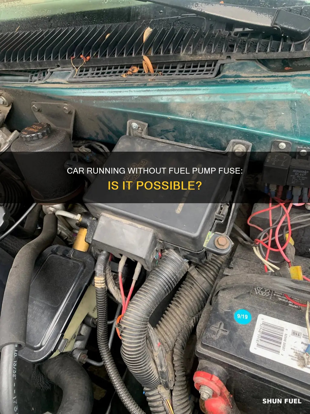 can a car run without a fuel pump fuse