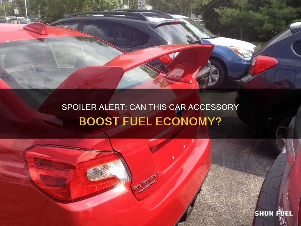 can a car spoiler improve fuel economy