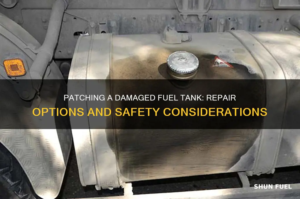 can a damaged fuel tank be patched