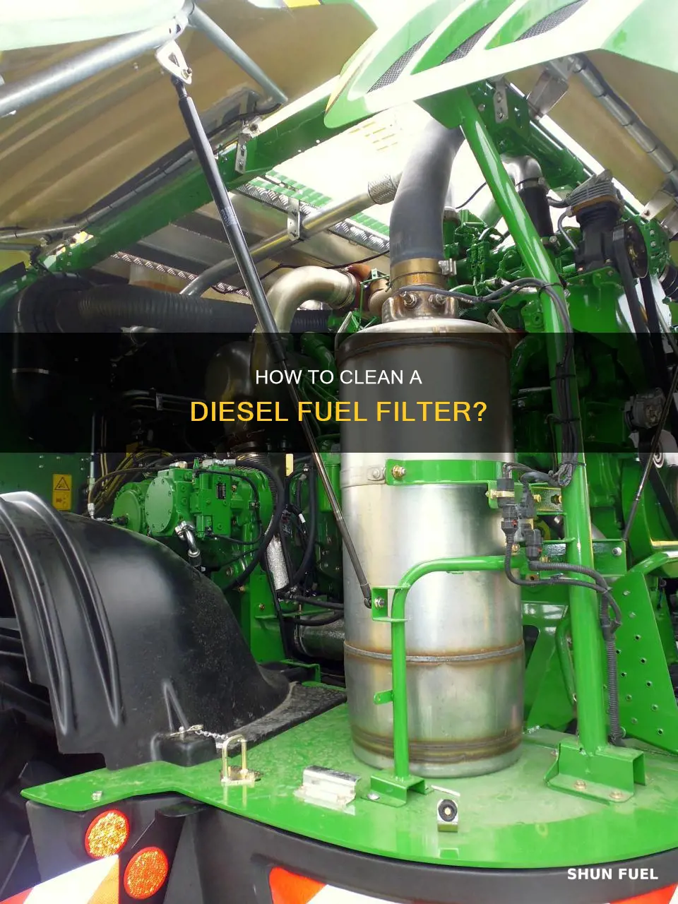 can a diesel fuel filter be cleaned