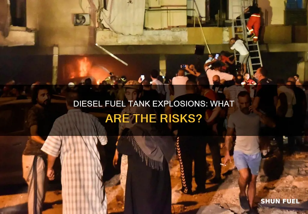 can a diesel fuel tank explode