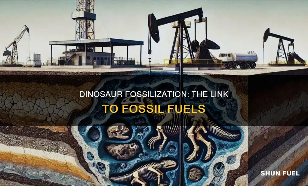 can a dinosaur be a fossil fuel