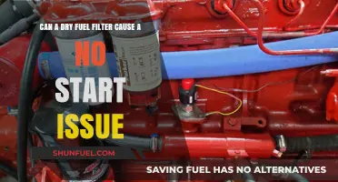 Fuel Filter Woes: Can a Dry Filter Cause No Start?