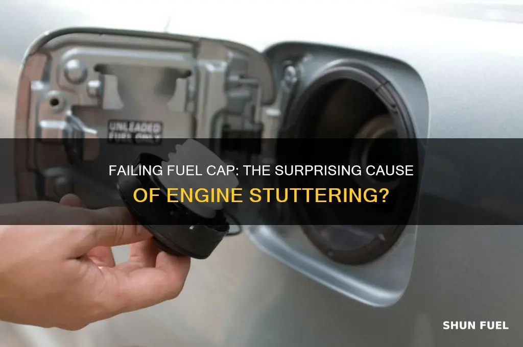 can a failing fuel cap make the engine stutter