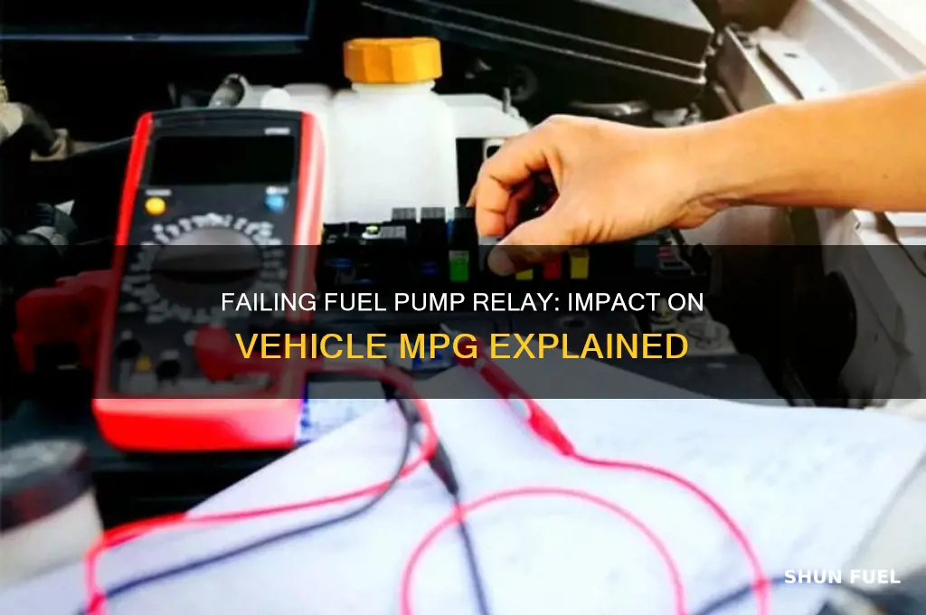 can a failing fuel pump relay cause poor mpg