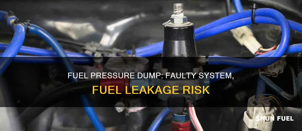 can a faulty fuel pressure dump feul