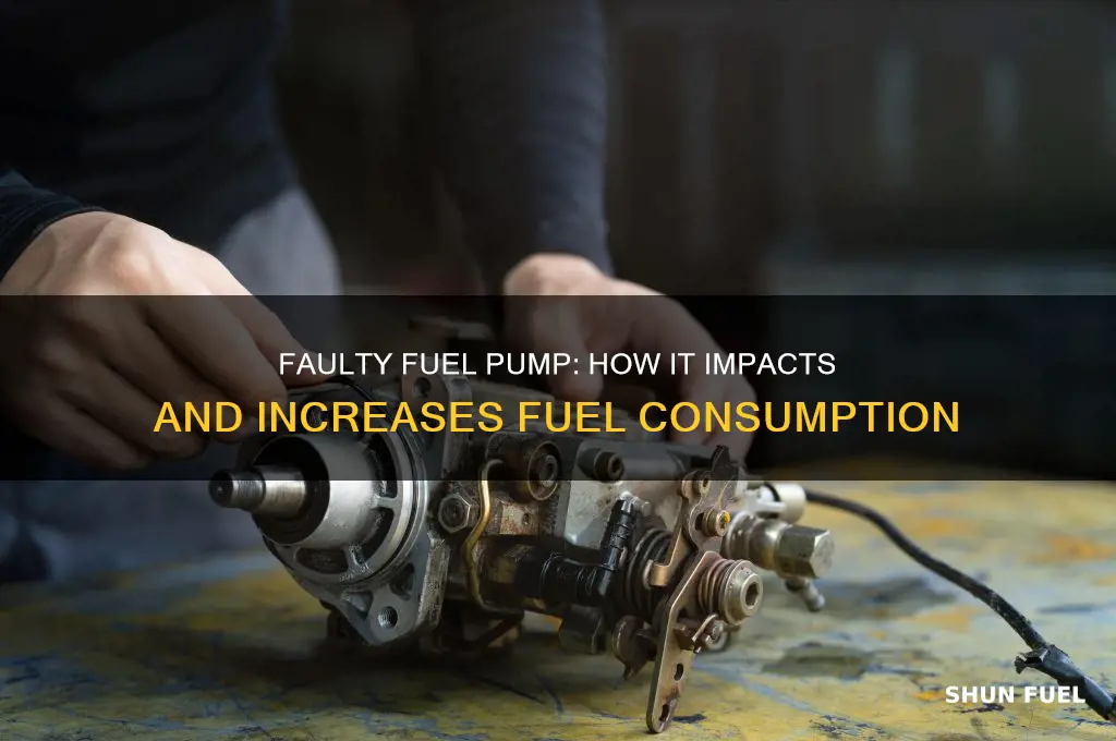 can a faulty fuel pump increase fuel consumption