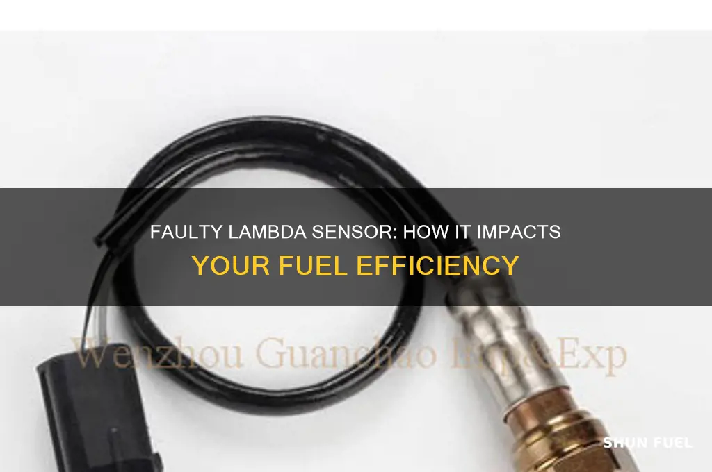 can a faulty lambda sensor increase fuel consumption