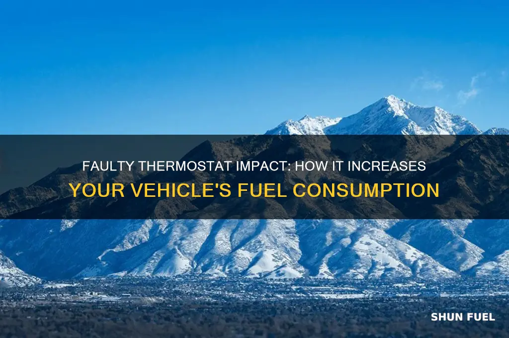 can a faulty thermostat increase fuel consumption