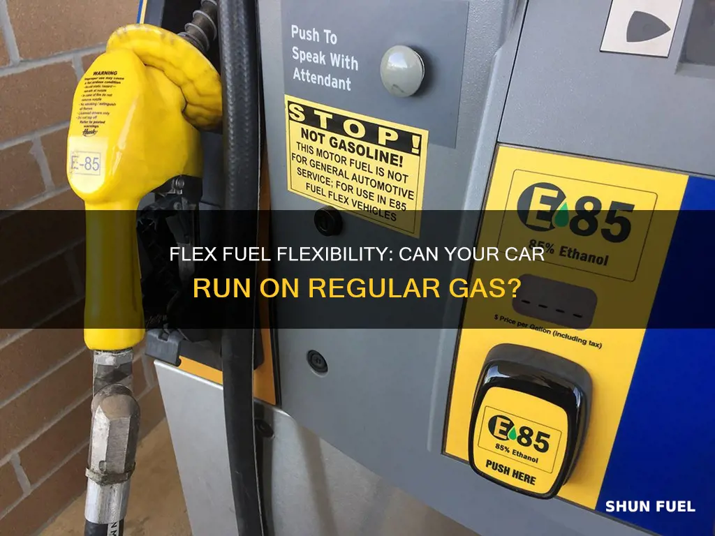 can a flex fuel car run on regular gasoline