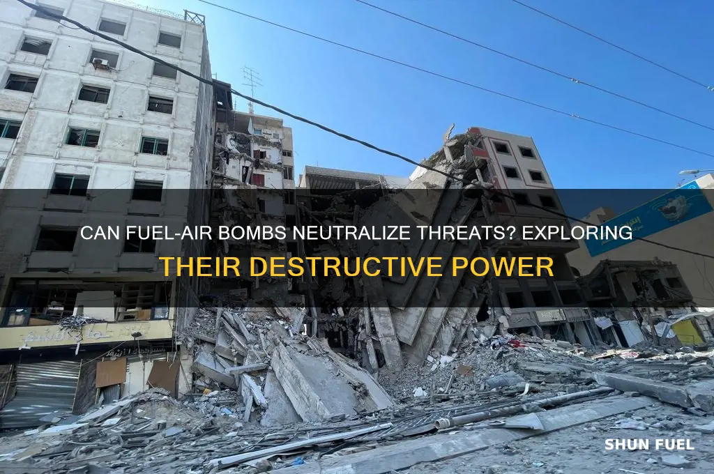 can a fuel air bomb neutralize