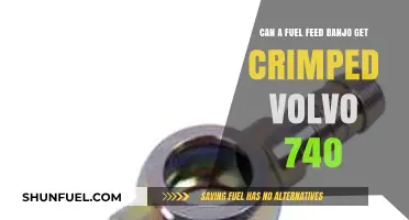 Can a Fuel Feed Banjo Get Crimped in a Volvo 740?