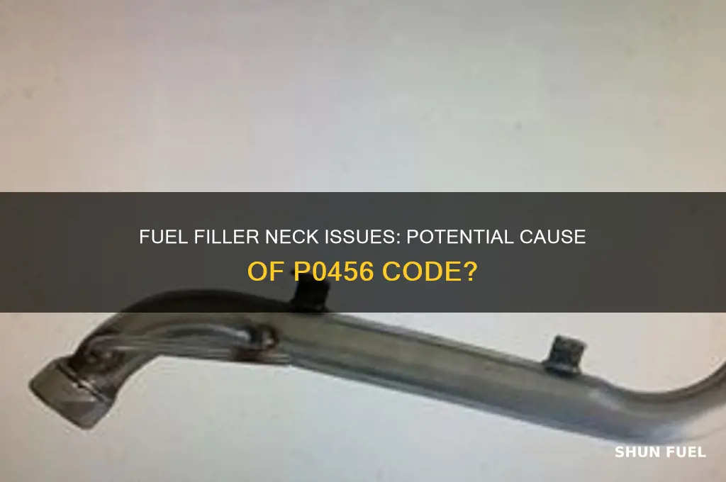can a fuel filler neck cause a 456 code