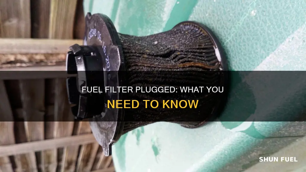 can a fuel filter become completely plugged