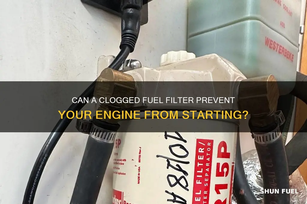 can a fuel filter cause a no start