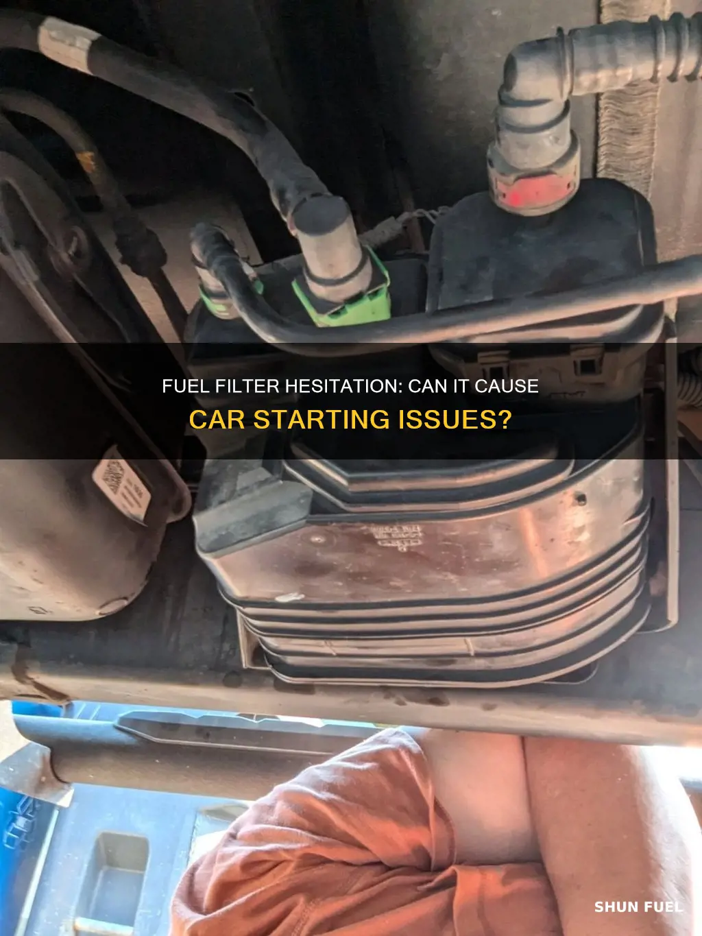 can a fuel filter cause hesitation starting car