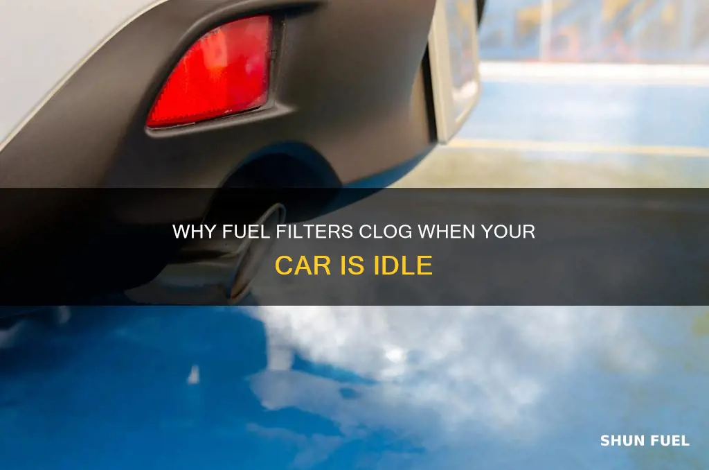 can a fuel filter get clogged from sitting