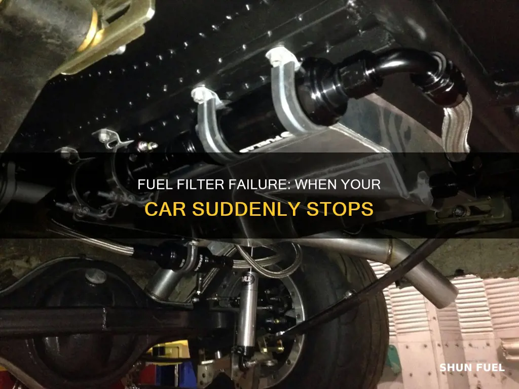 can a fuel filter stop a car