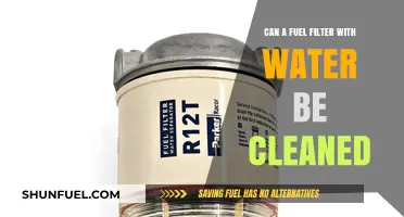 Cleaning a Water-Contaminated Fuel Filter: Is It Possible?