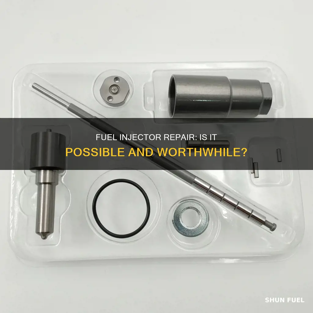 can a fuel injector be repaired
