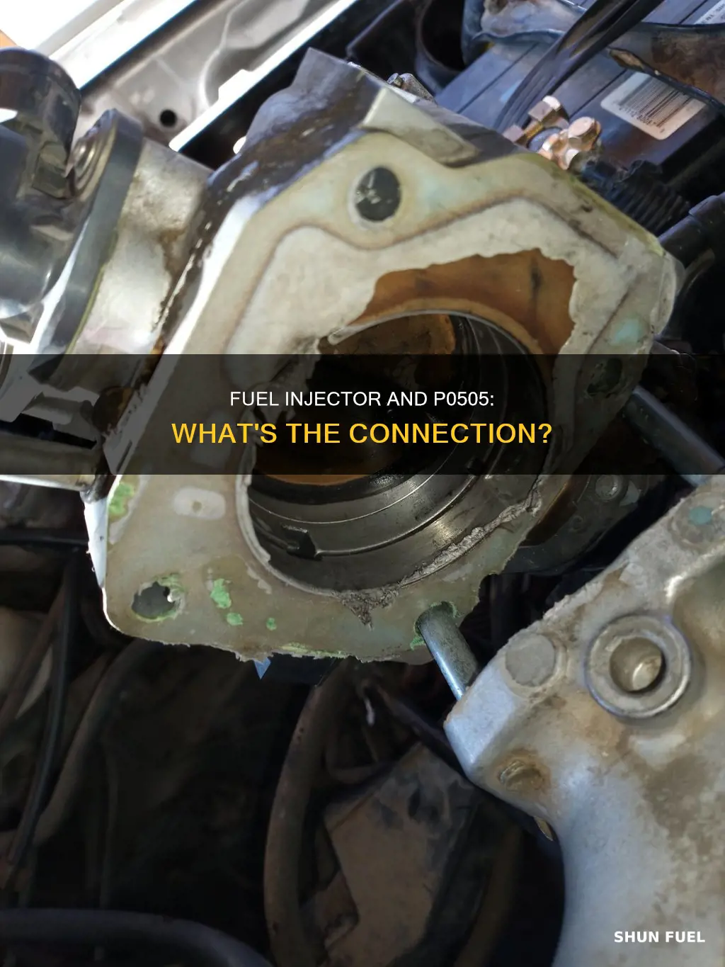 can a fuel injector cause p0505