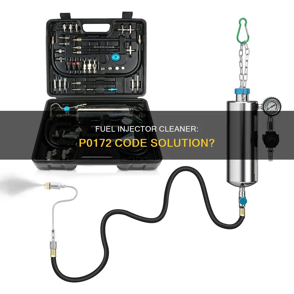 can a fuel injector cleaner help a p0172 code