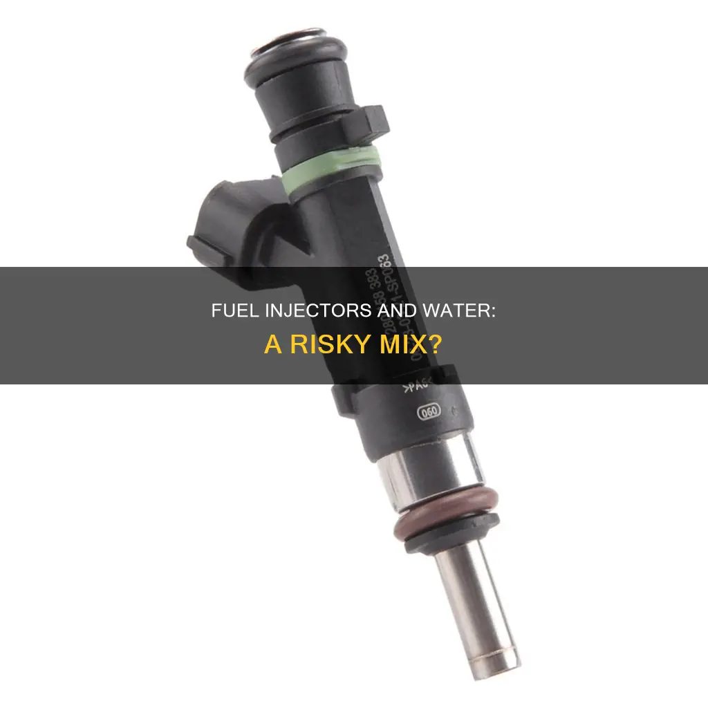 can a fuel injector handle water