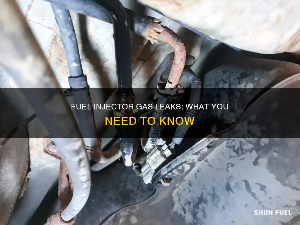 can a fuel injector leak gas