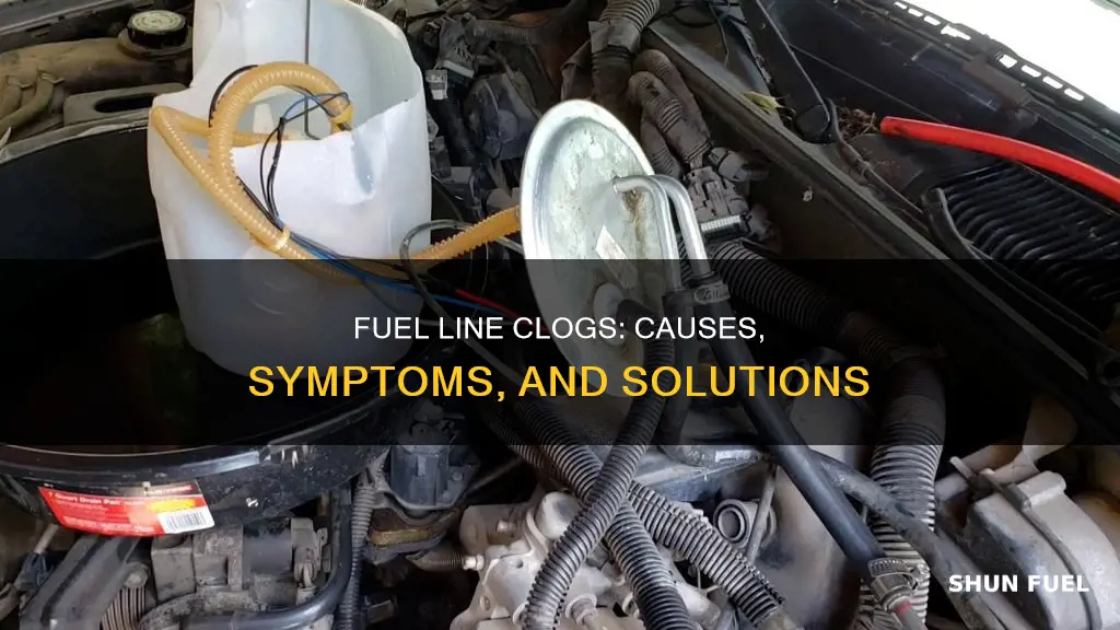 can a fuel line get clogged