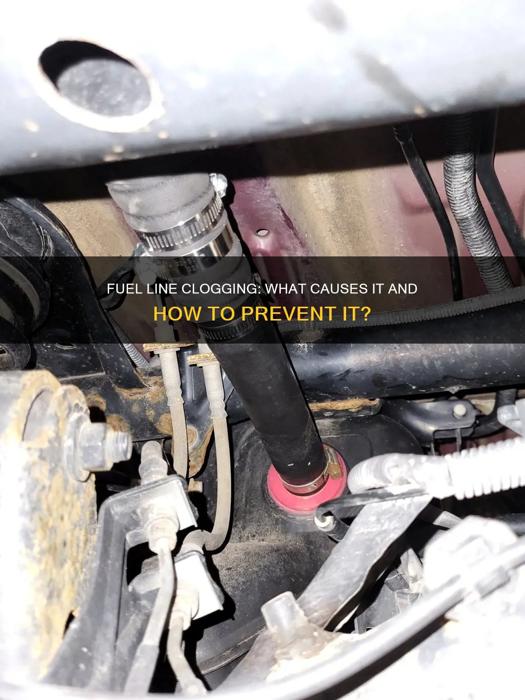 can a fuel line get clogged