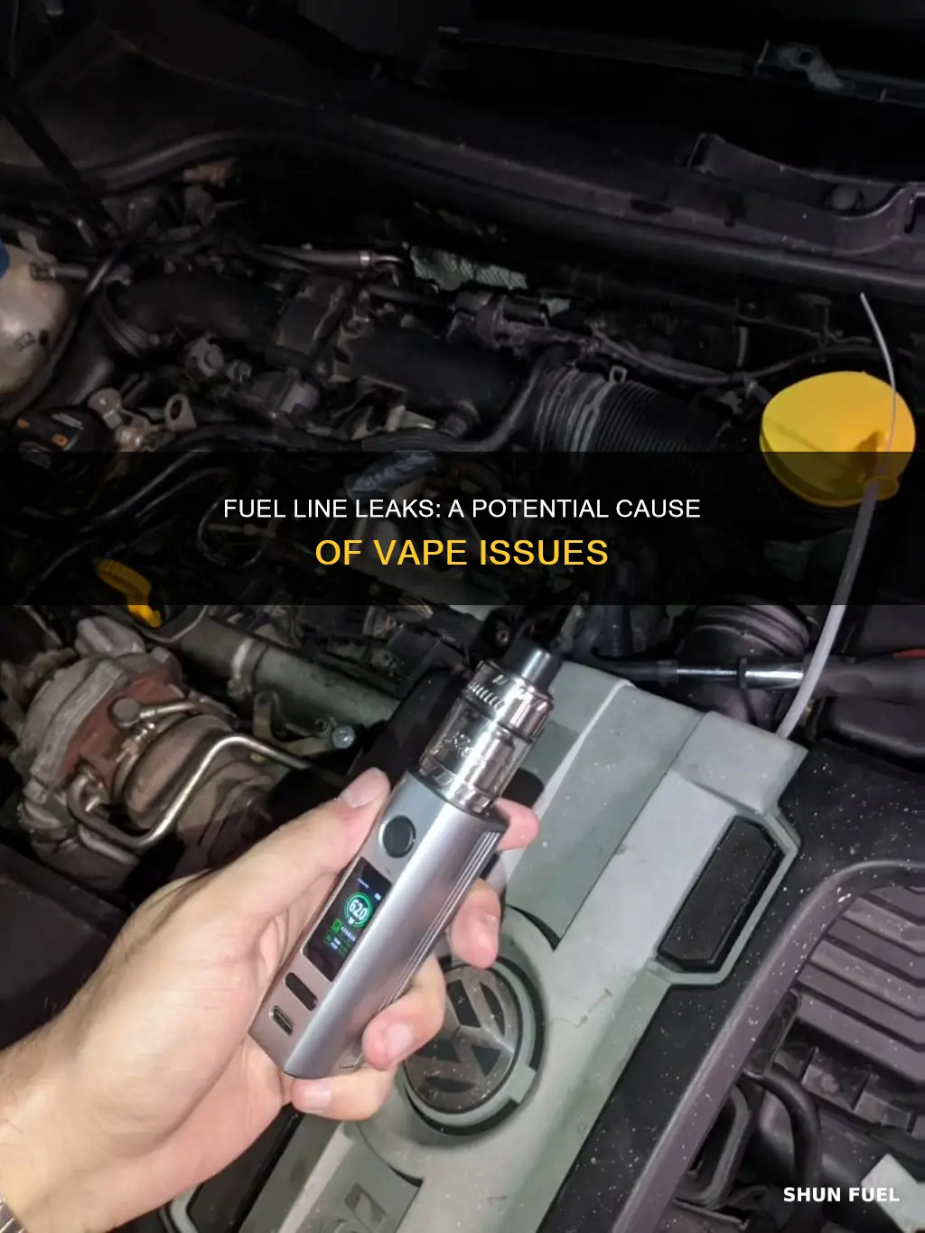 can a fuel line leak case a vape leak