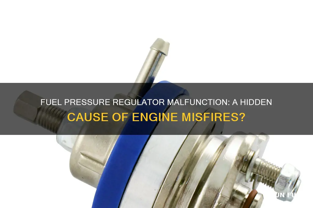 can a fuel pressure regulator cause a misfire