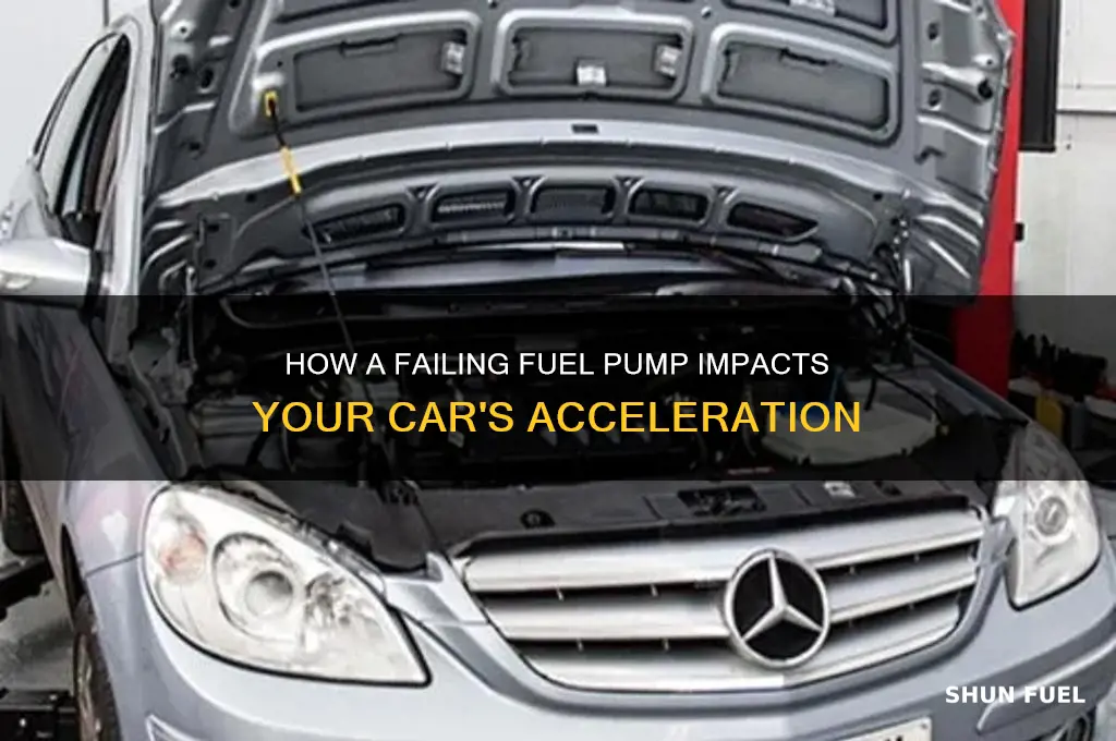 can a fuel pump affect acceleration