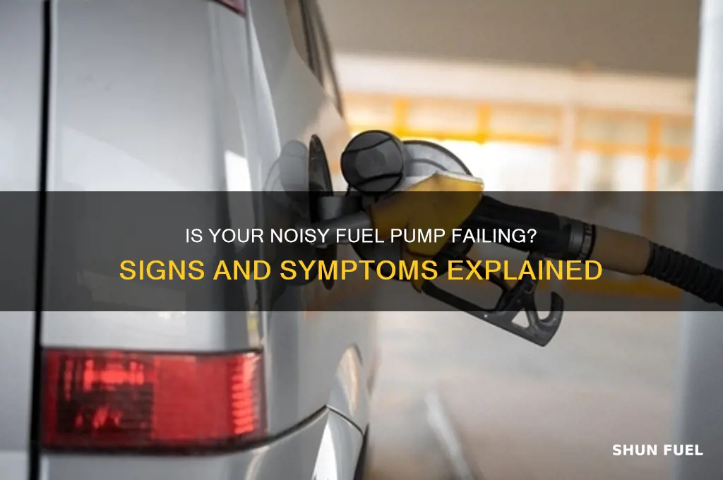 can a fuel pump be bad and still make noise