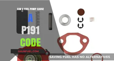 Can a Faulty Fuel Pump Trigger the P191 Error Code?