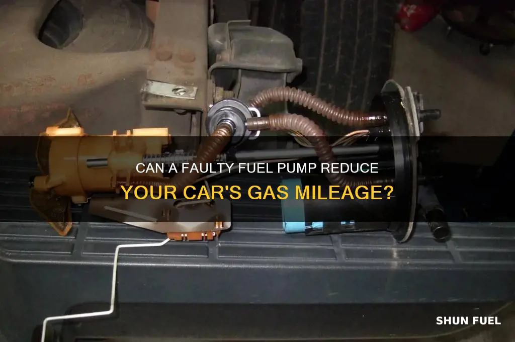 can a fuel pump cause bad gas mileage
