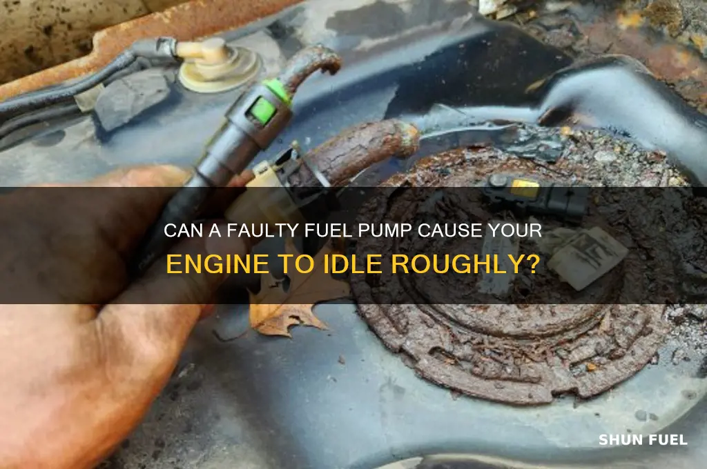 can a fuel pump cause rough idle