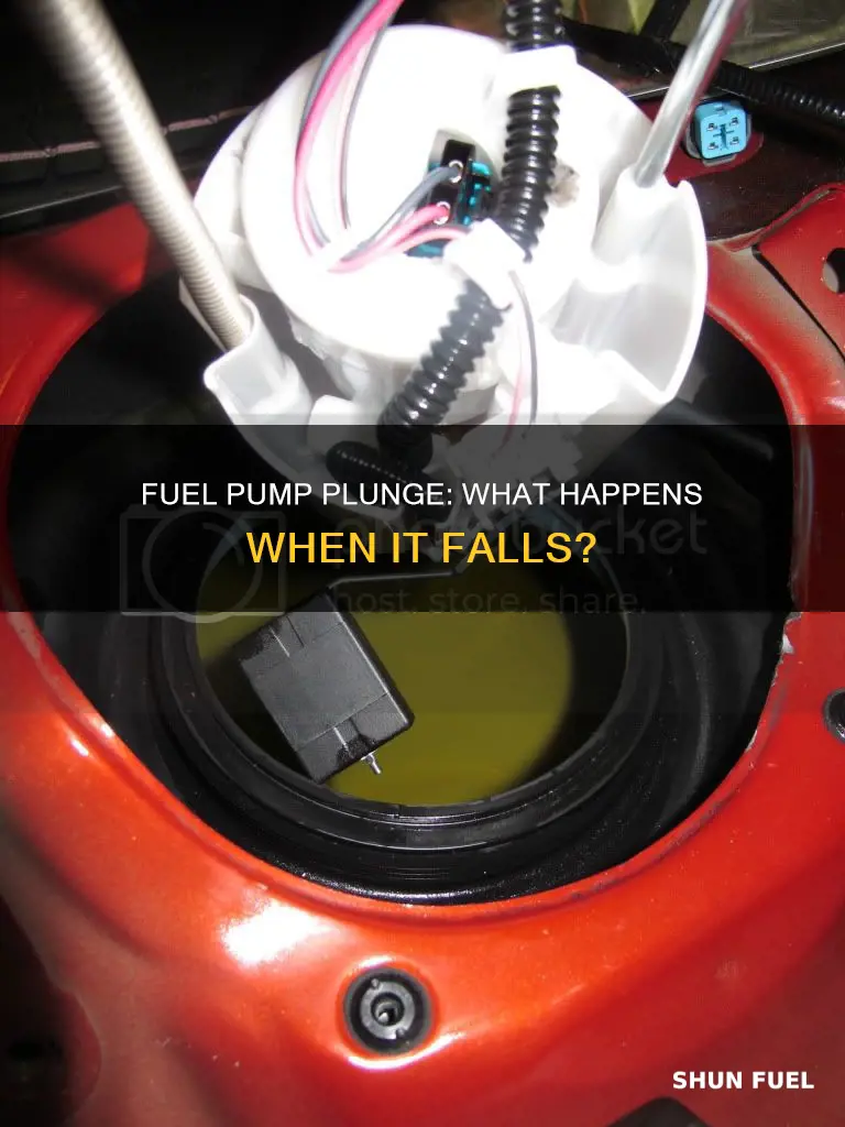 can a fuel pump fall into gas tank