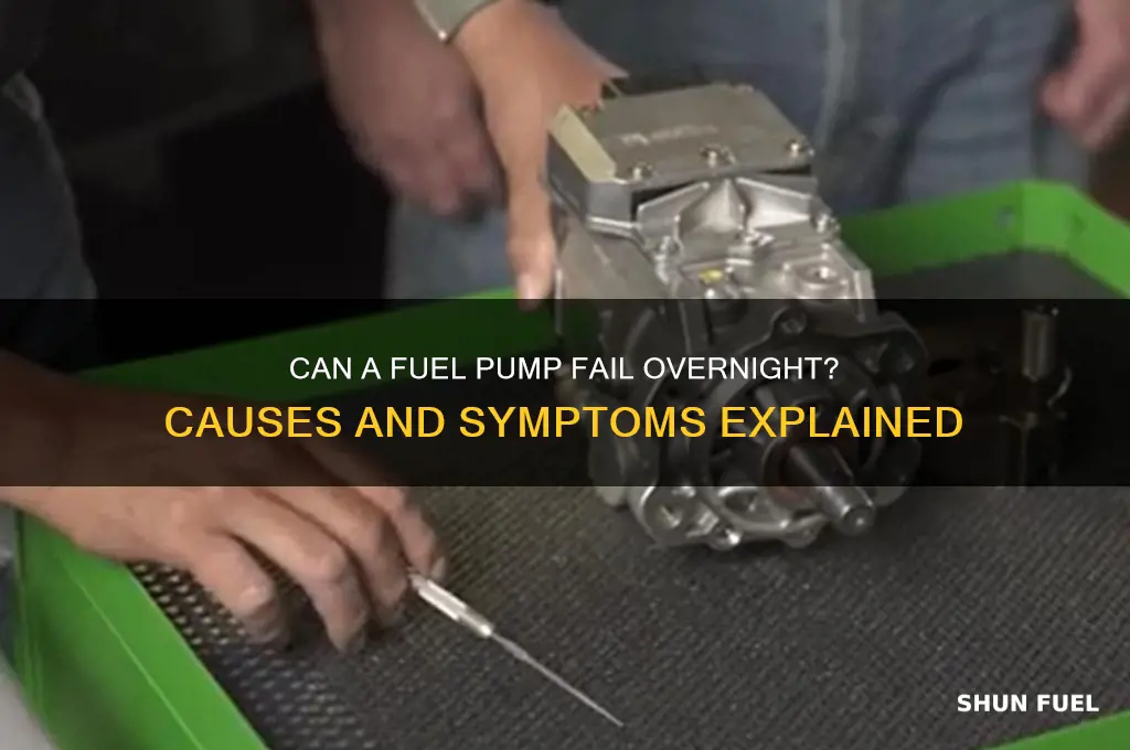 can a fuel pump go bad overnight