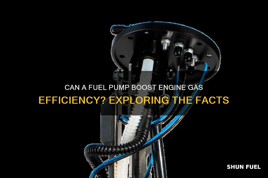 can a fuel pump increase gas to engine
