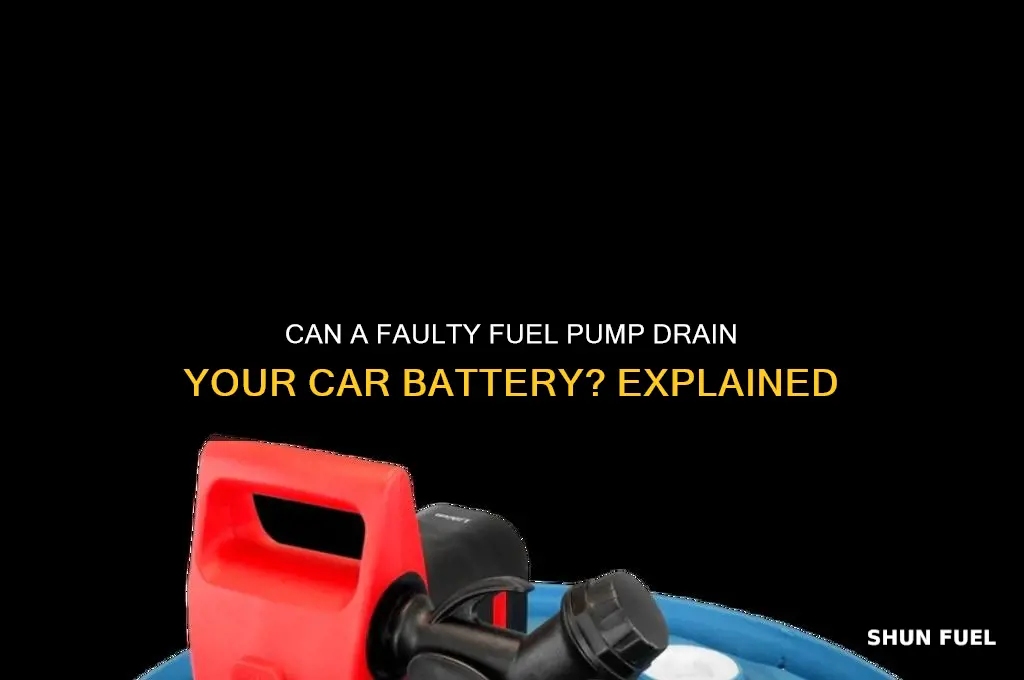 can a fuel pump kill a battery