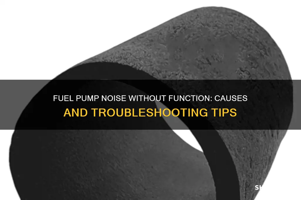 can a fuel pump make noise but not work