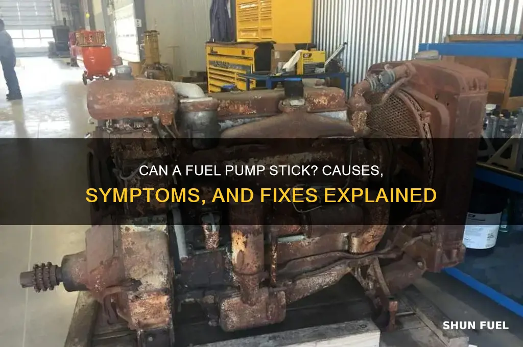 can a fuel pump stick