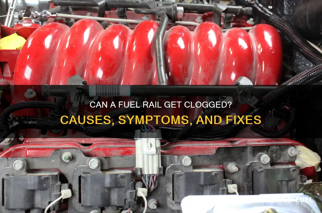 can a fuel rail get clogged