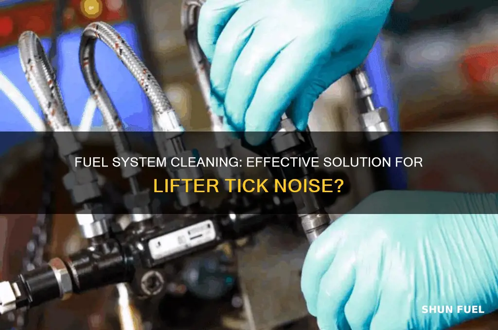 can a fuel system cleaning help with lifter tick