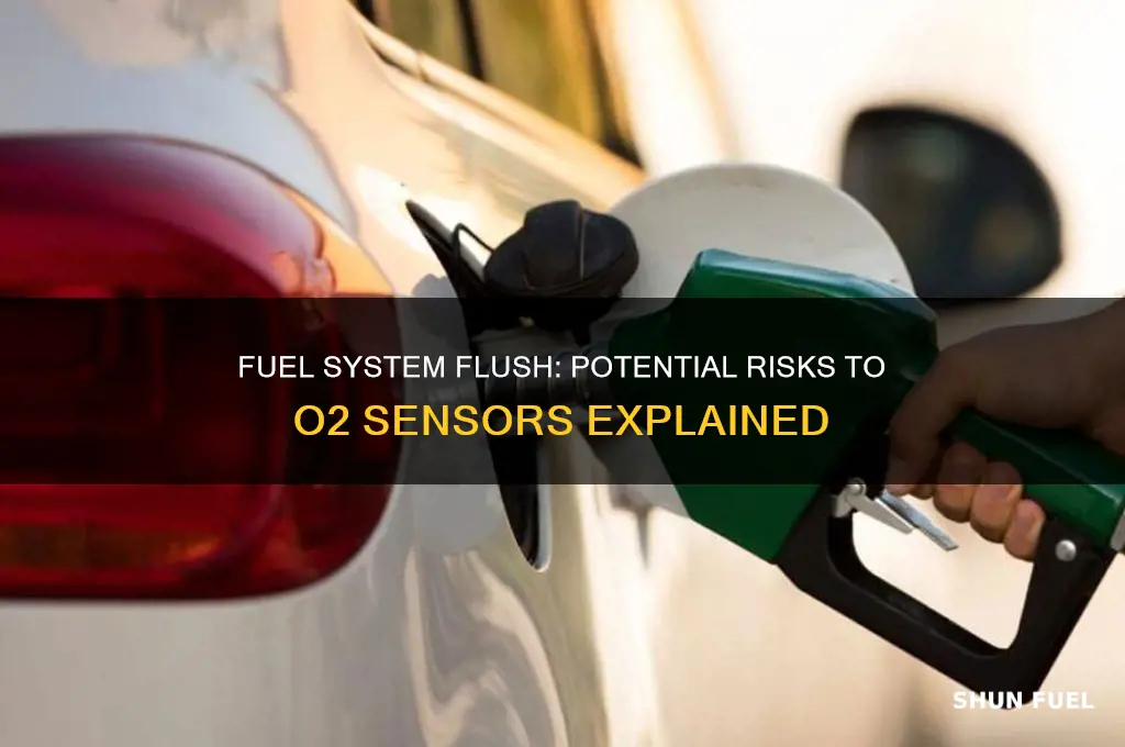 can a fuel system flush damage o2 sensors