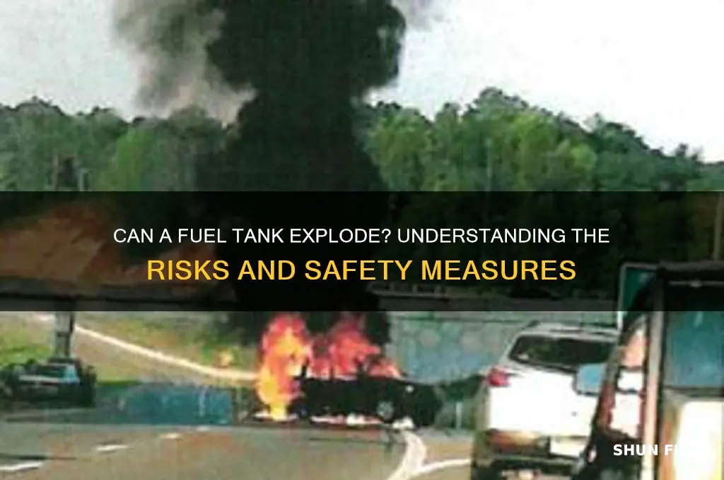 can a fuel tank explode